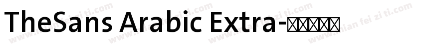 TheSans Arabic Extra字体转换